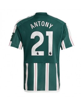 Manchester United Antony #21 Auswärtstrikot 2023-24 Kurzarm